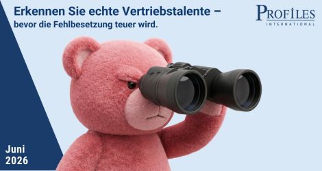 Erkennen Sie echte Vertriebstalente – bevor die Fehlbesetzung teuer wird.
