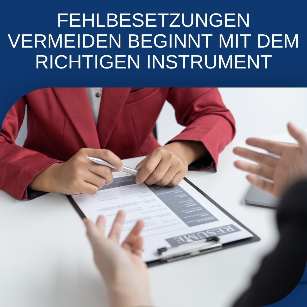 Fehlbesetzungen vermeiden