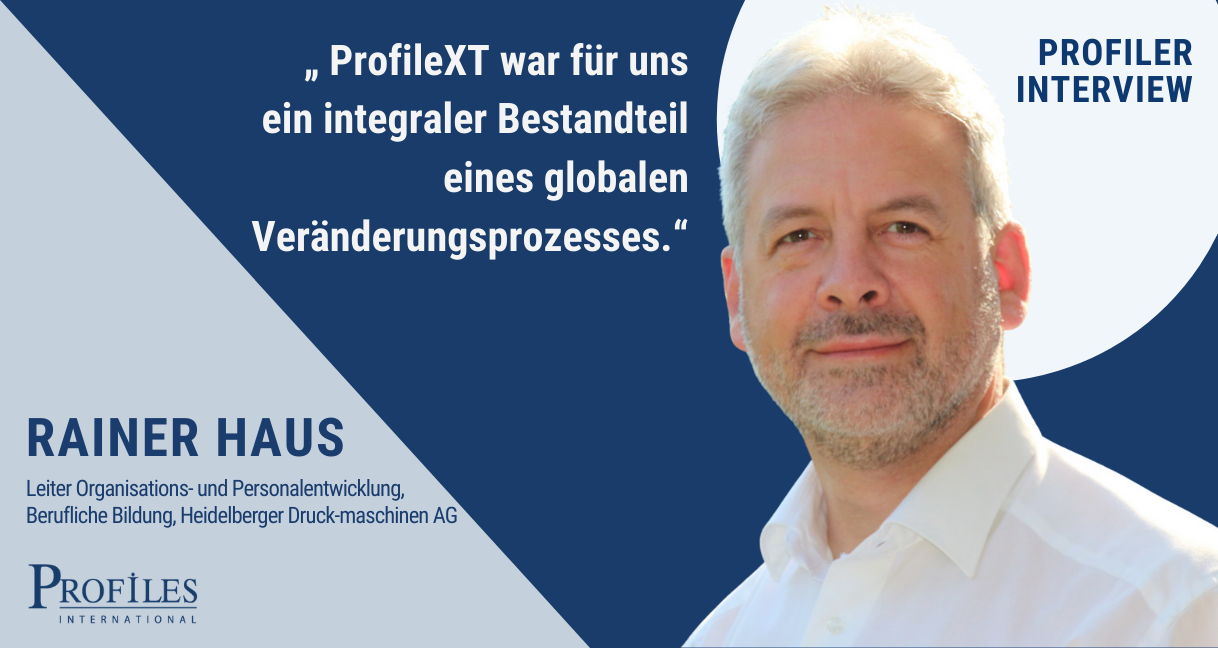 Rainer Haus Profiler  Newsletter - Interview