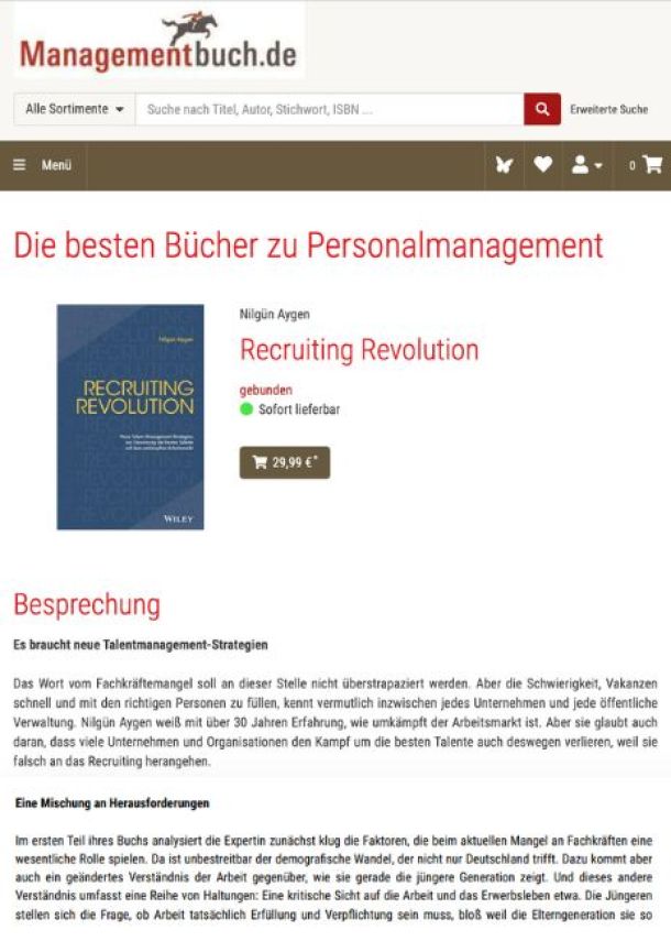 Managementbuch.de: Die besten Bücher zu Personalmanagement