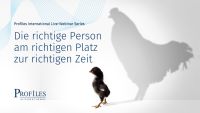 Die richtige Person am richtigen Platz - Live Webinar