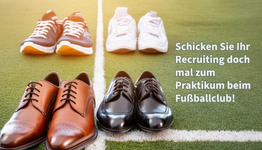 Schicken Sie Ihr Recruiting doch mal zum Praktikum beim Fußballclub!